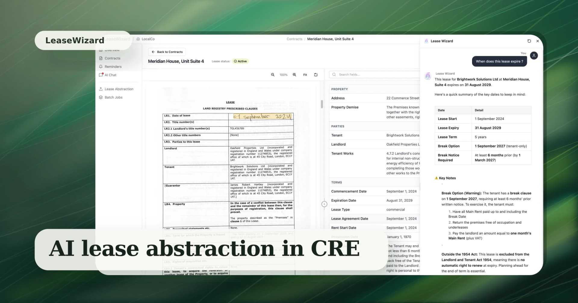 AI Lease Abstraction in CRE: What It Actually Fixes